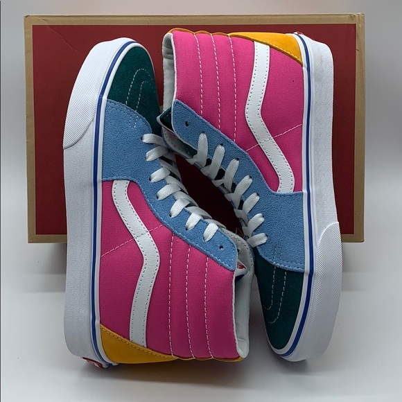 VANS SK-8-HI Suede/Canvas Multi/Brig men’s - Picture 9 of 16